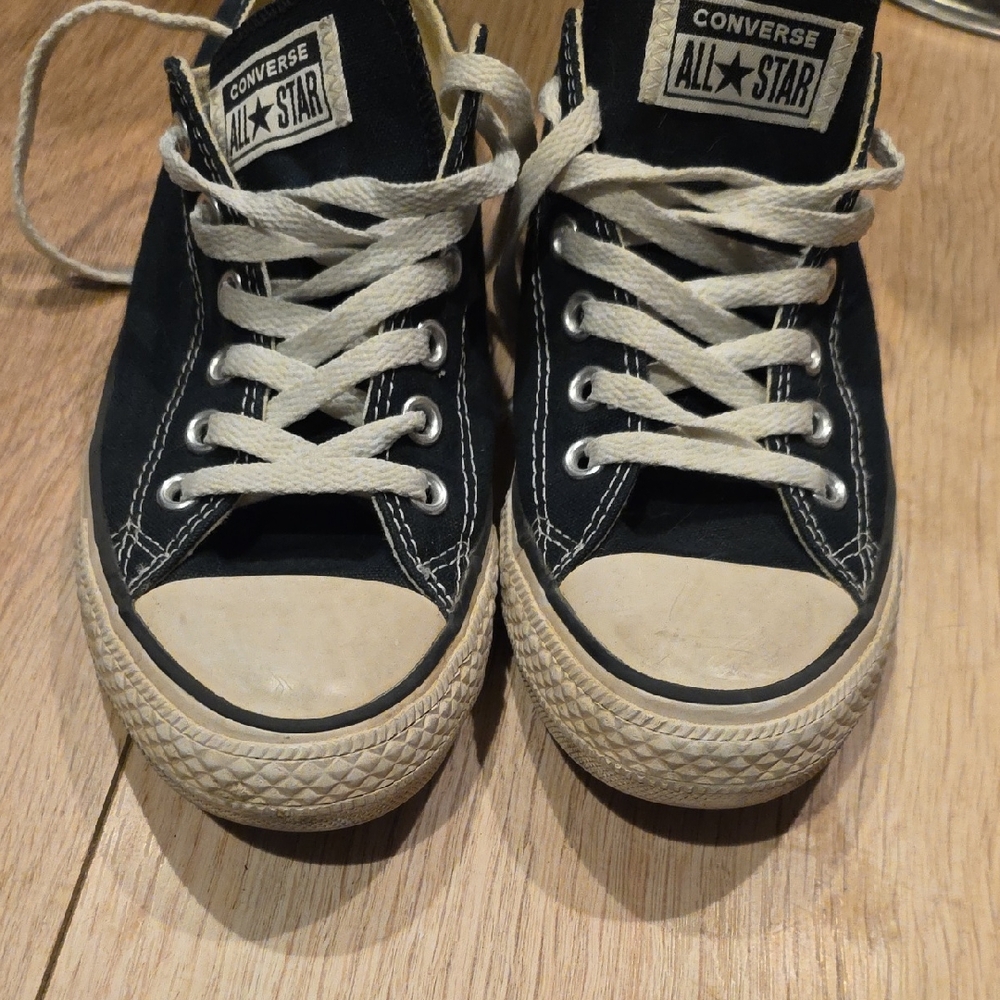 Converse Kids Black Canvas Sneakers